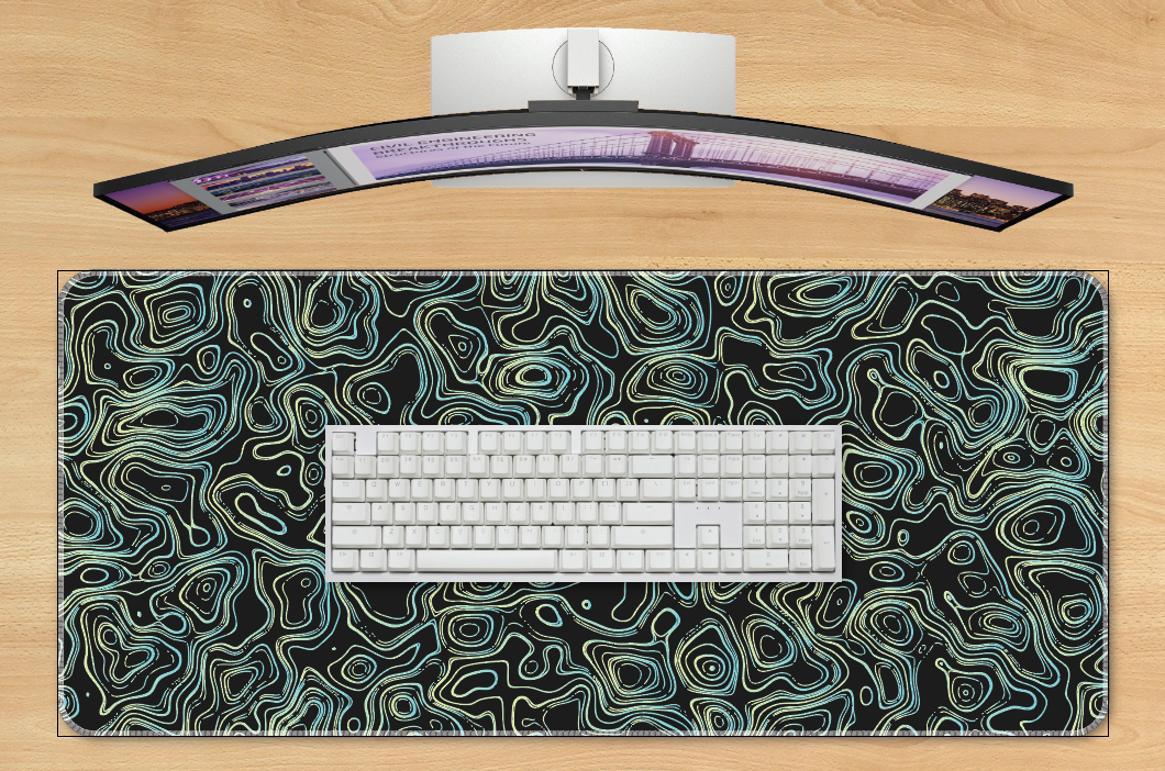 COMING SOON - Topographic Deskmat 90x40 cm