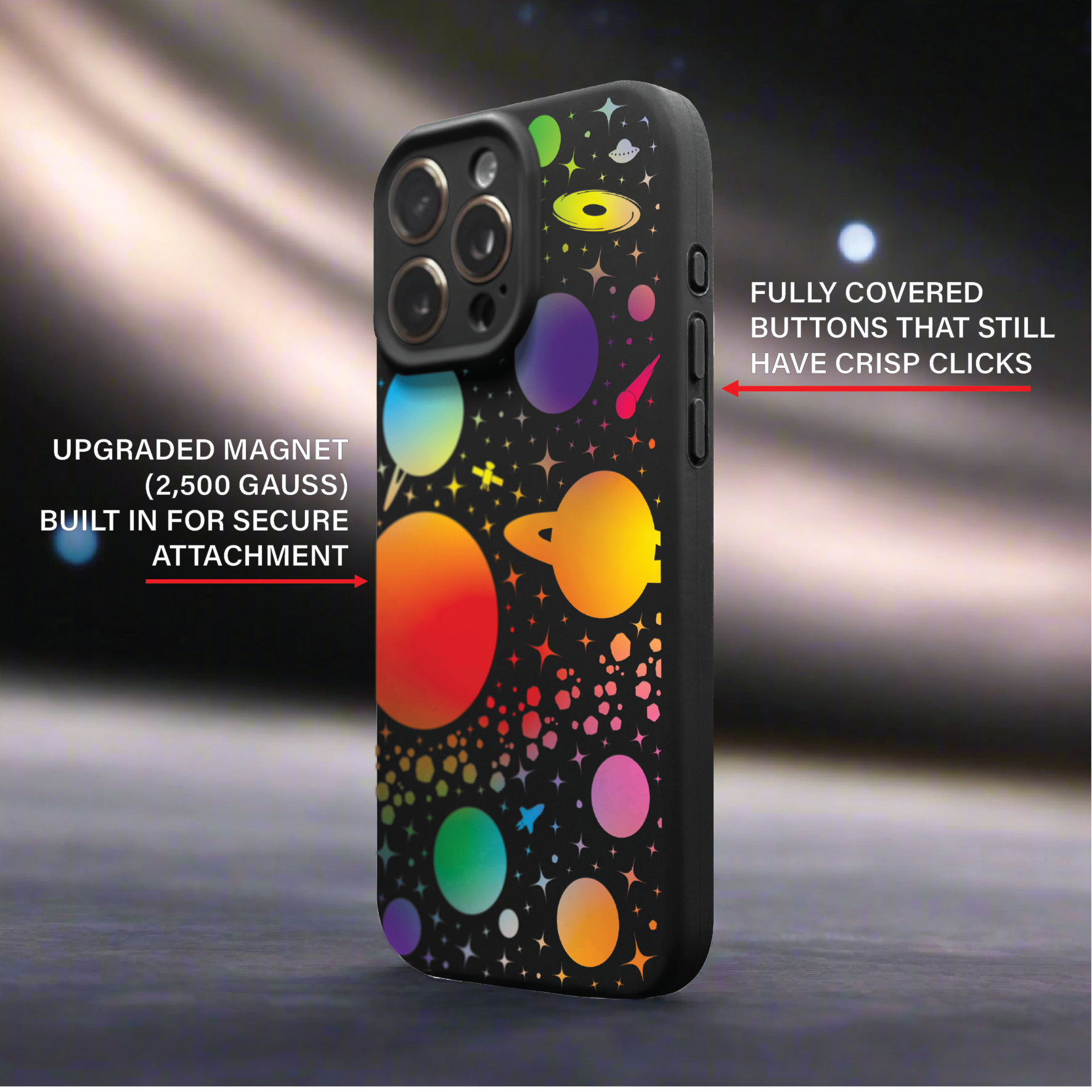 solar system space phone case